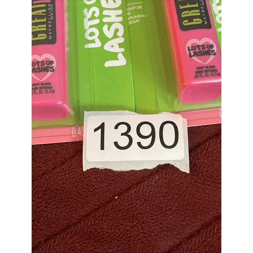 Maybelline Great Lash Lots of Lashes Washable Mascara, 141 Very Black - 3 Pack